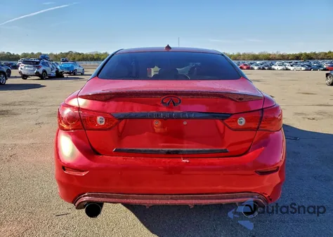 2017 Infiniti Q50 Red Sport 400 из США, поврежденный, VIN JN1FV7AP3HM850227